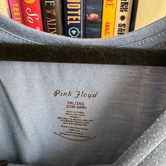 Pink Floyd distressed graphic band tee T-shirt muscle tee tank top oversized - Picture 3 of 4